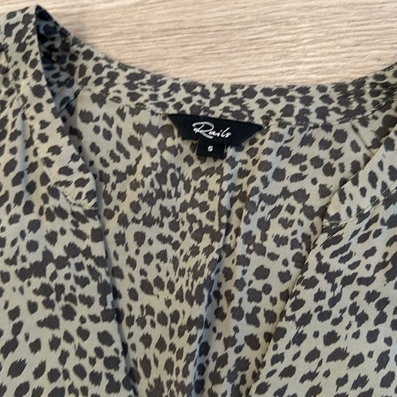 Rails Karla Mini Dress in Olive Lynx - Picture 6 of 6